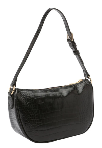 LOVE MOSCHINO Borsa Shoulder Bag Croco Nero JC4426PP0FKS0000 - Sandrini Calzature e Abbigliamento