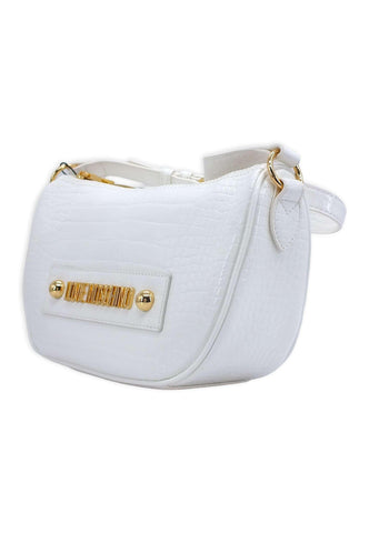 LOVE MOSCHINO Borsa Shoulder Bag Croco Off White JC4426PP0FKS0120 - Sandrini Calzature e Abbigliamento