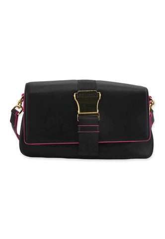 LOVE MOSCHINO Borsa Shoulder Bag Nero Fuchsia JC4367PP0FKH100B - Sandrini Calzature e Abbigliamento