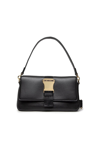 LOVE MOSCHINO Borsa Shoulder Nero Bianco JC4367PP0FKH100A - Sandrini Calzature e Abbigliamento