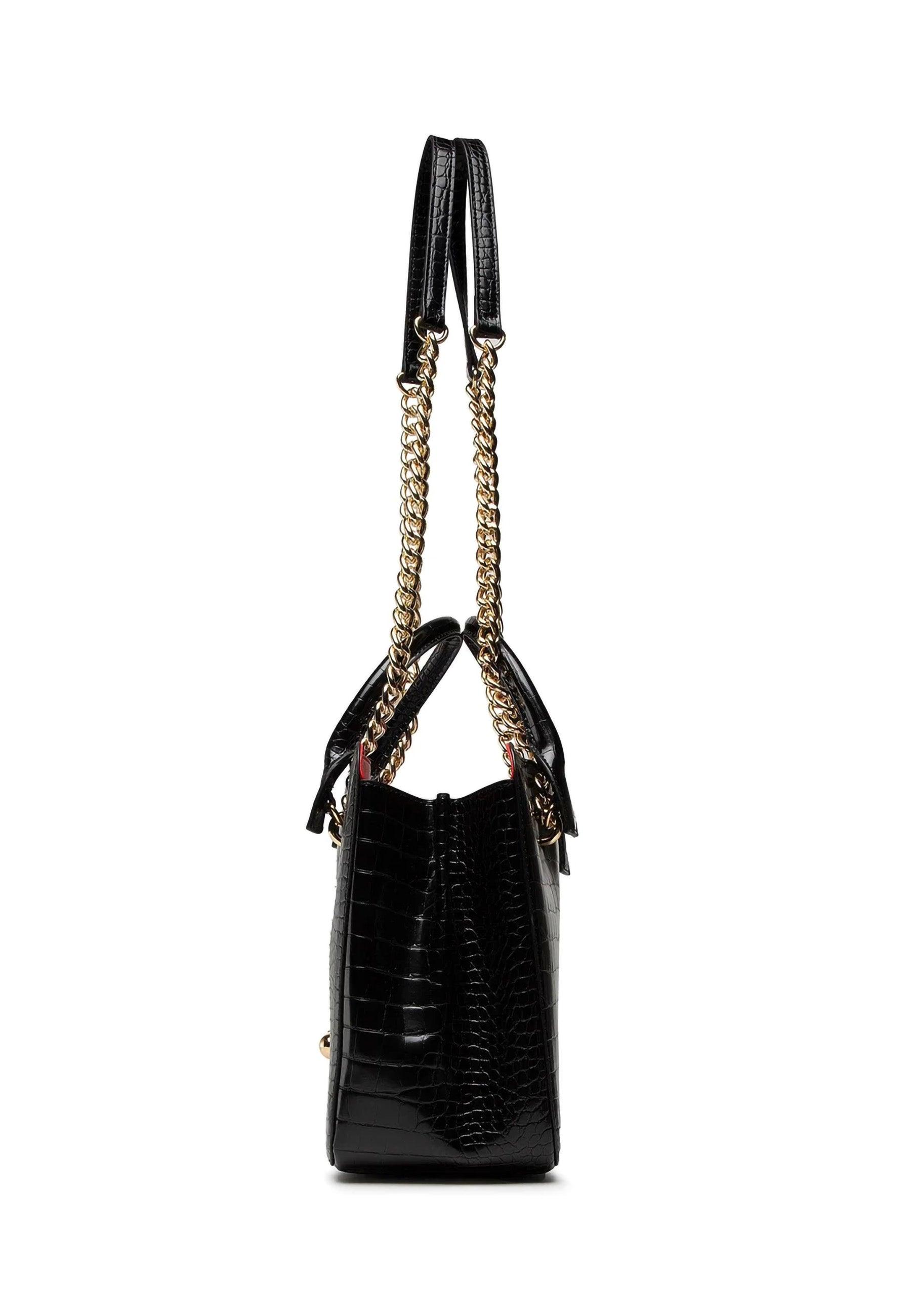 LOVE MOSCHINO Borsa Tote Big Croco Nero JC4424PP0FKS0000 - Sandrini Calzature e Abbigliamento