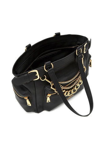 LOVE MOSCHINO Borsa Tote Catena Nero JC4287PP0GKT0000 - Sandrini Calzature e Abbigliamento