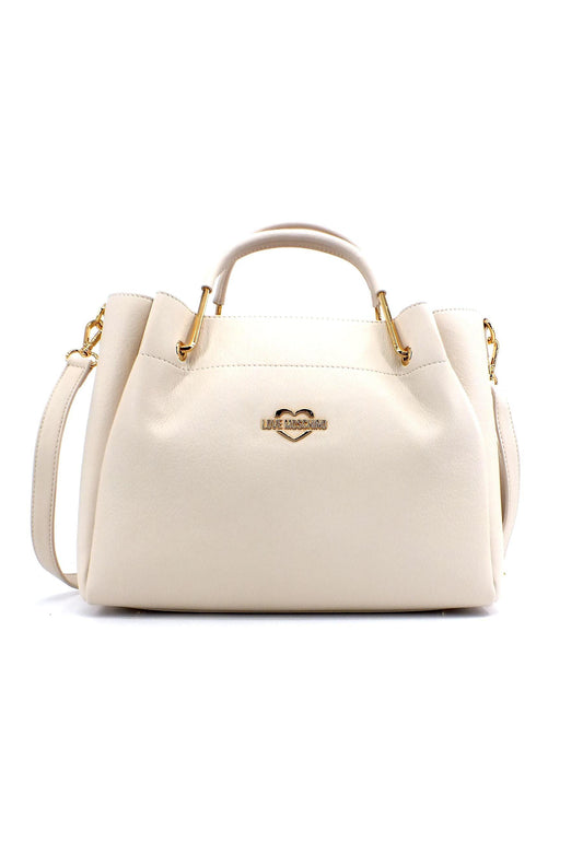 LOVE MOSCHINO Borsa Tote con Pochette Avorio JC4137PP1GLW0110 - Sandrini Calzature e Abbigliamento