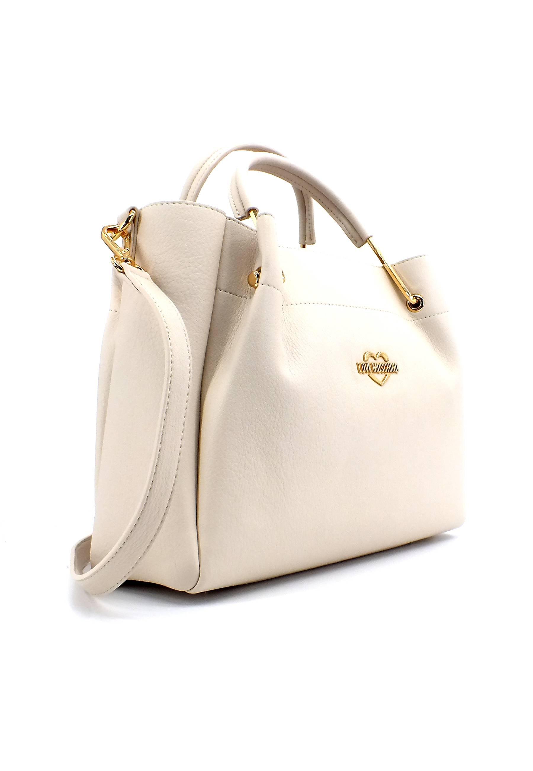 LOVE MOSCHINO Borsa Tote con Pochette Avorio JC4137PP1GLW0110 - Sandrini Calzature e Abbigliamento