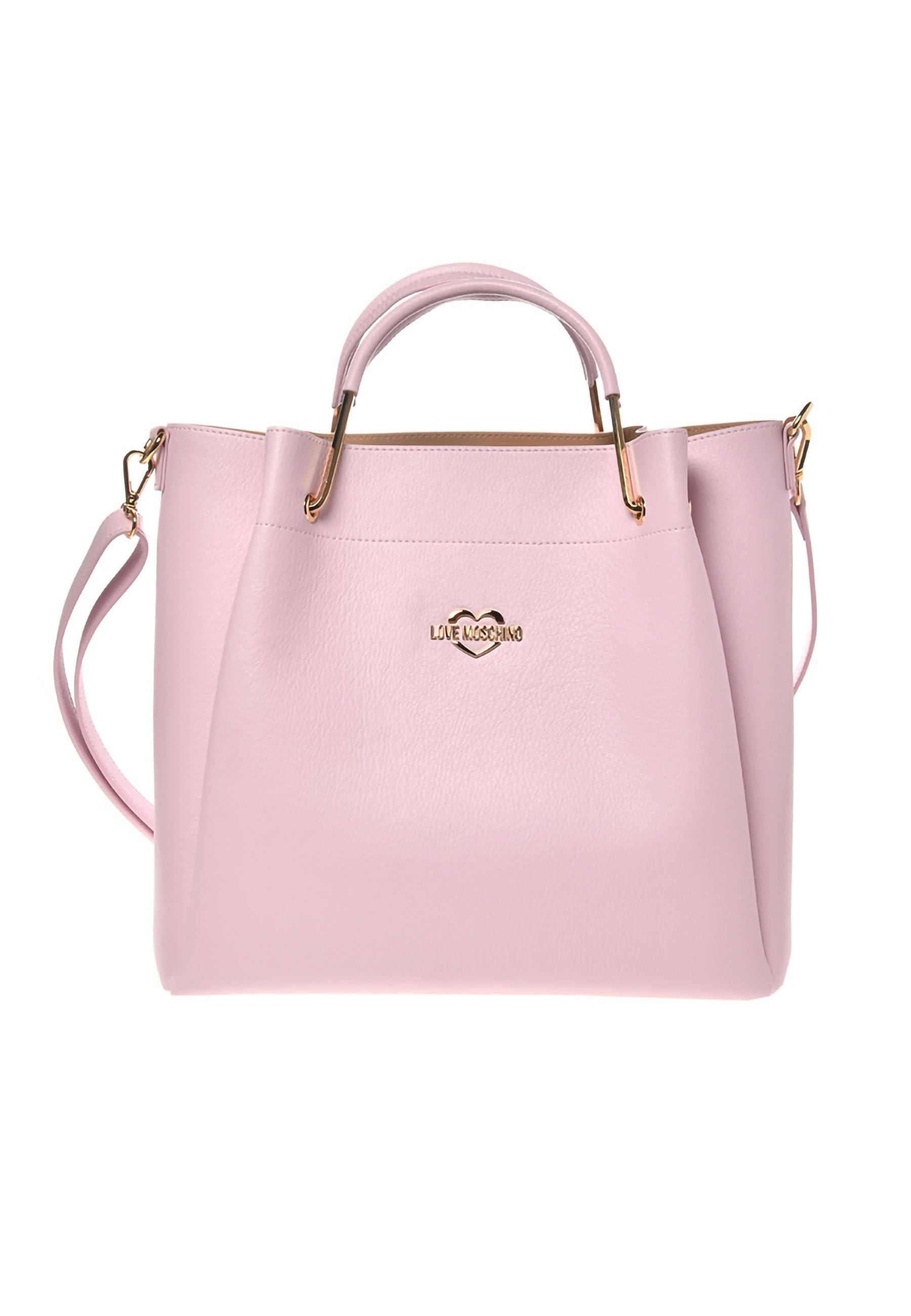 LOVE MOSCHINO Borsa Tote con Pochette Cipria JC4136PP1GLW0601 - Sandrini Calzature e Abbigliamento
