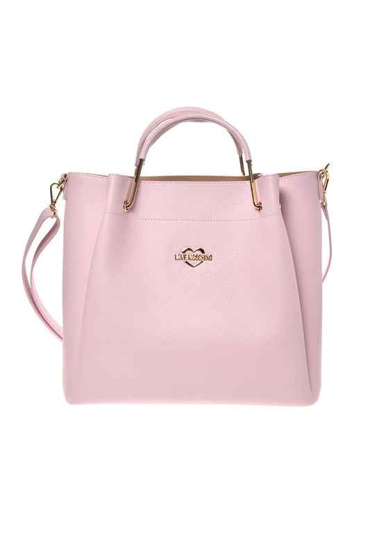 LOVE MOSCHINO Borsa Tote con Pochette Cipria JC4136PP1GLW0601 - Sandrini Calzature e Abbigliamento