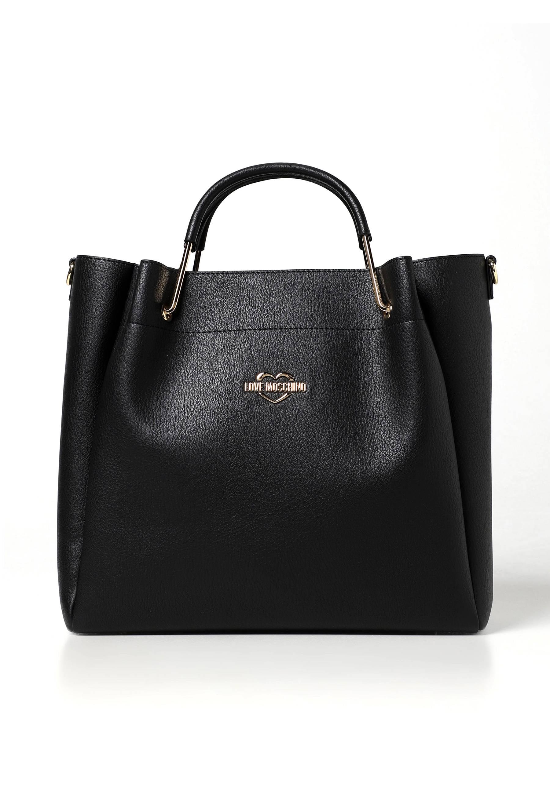 LOVE MOSCHINO Borsa Tote Con Pochette Nero JC4136PP1GLW0000 - Sandrini Calzature e Abbigliamento