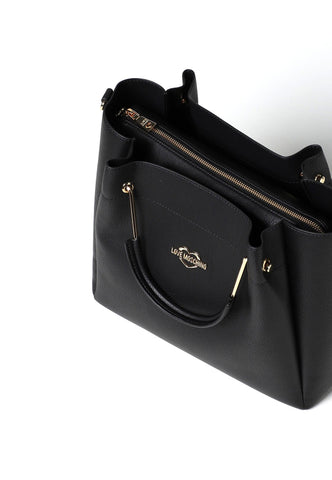 LOVE MOSCHINO Borsa Tote Con Pochette Nero JC4136PP1GLW0000 - Sandrini Calzature e Abbigliamento