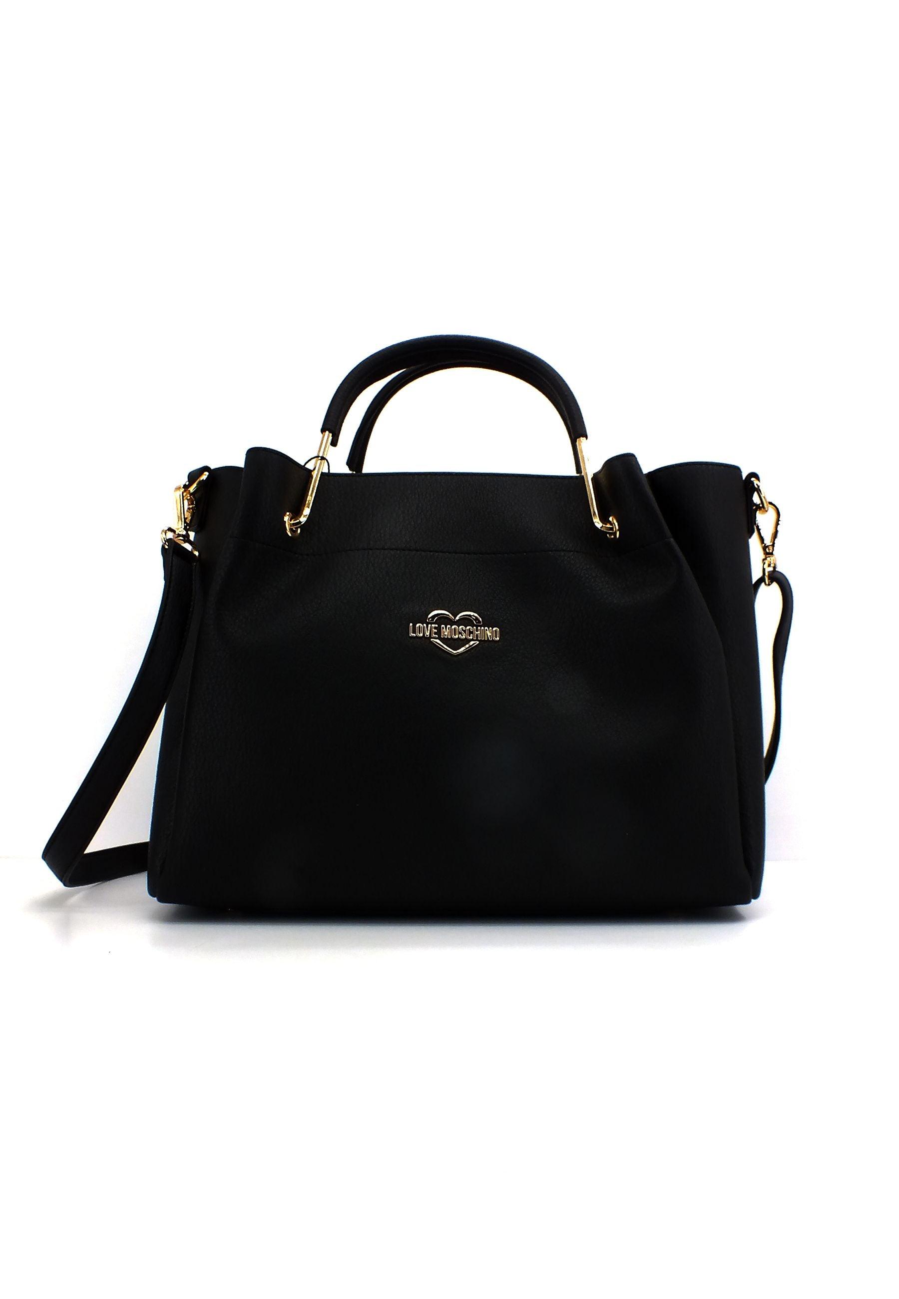 LOVE MOSCHINO Borsa Tote con Pochette Nero JC4137PP1GLW0000 - Sandrini Calzature e Abbigliamento