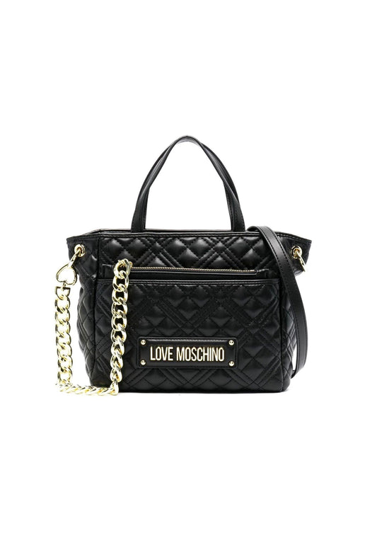 LOVE MOSCHINO Borsa Tote Con Tasca Nero JC4020PP1GLA0000 - Sandrini Calzature e Abbigliamento