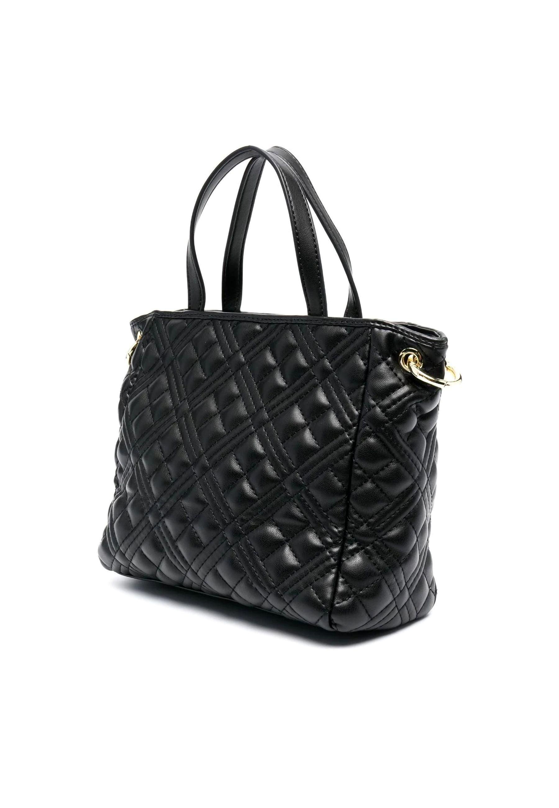 LOVE MOSCHINO Borsa Tote Con Tasca Nero JC4020PP1GLA0000 - Sandrini Calzature e Abbigliamento