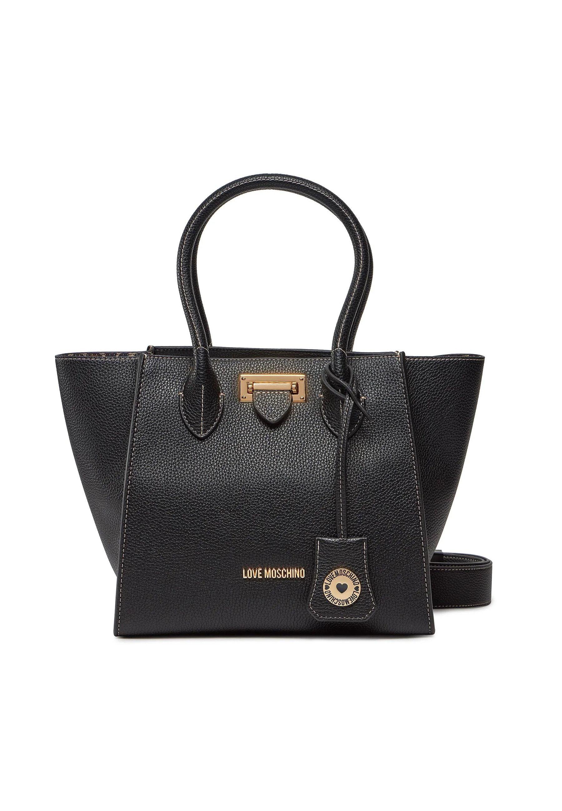 LOVE MOSCHINO Borsa Tote Donna Nero JC4109PP1ILJ0000 - Sandrini Calzature e Abbigliamento