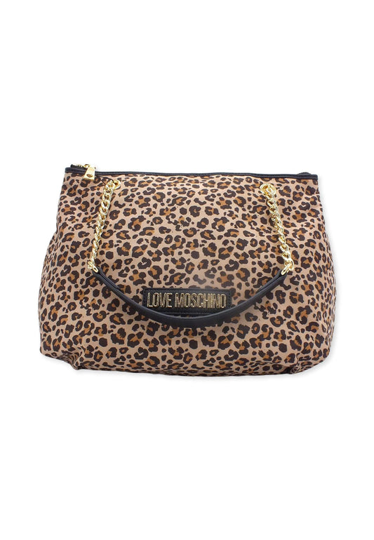 LOVE MOSCHINO Borsa Tote Fantasia Tan JC4376PP0FKM131A - Sandrini Calzature e Abbigliamento