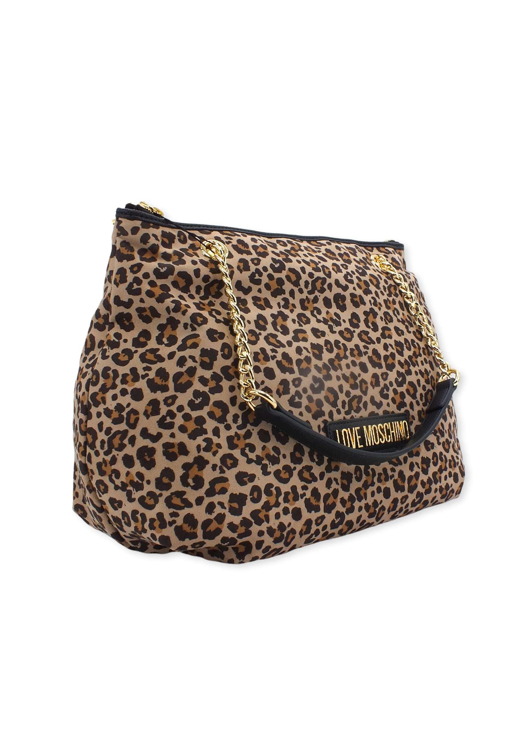 LOVE MOSCHINO Borsa Tote Fantasia Tan JC4376PP0FKM131A - Sandrini Calzature e Abbigliamento