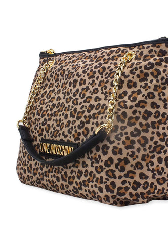 LOVE MOSCHINO Borsa Tote Fantasia Tan JC4376PP0FKM131A - Sandrini Calzature e Abbigliamento