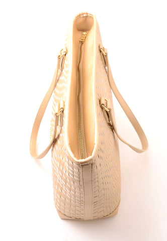 LOVE MOSCHINO Borsa Tote Intreccio Oro JC4236PP0GKM0901 - Sandrini Calzature e Abbigliamento