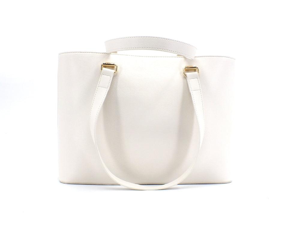 LOVE MOSCHINO Borsa Tote Logo Embossed Avorio JC4056PP1ELL0110 - Sandrini Calzature e Abbigliamento