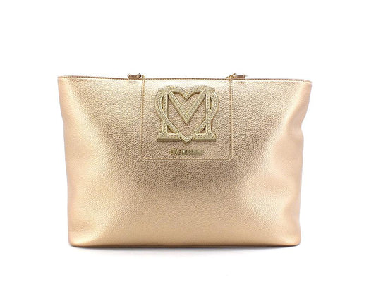 LOVE MOSCHINO Borsa Tote Logo Gold Oro JC4382PP0EKM0901 - Sandrini Calzature e Abbigliamento