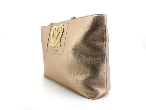 LOVE MOSCHINO Borsa Tote Logo Gold Oro JC4382PP0EKM0901 - Sandrini Calzature e Abbigliamento