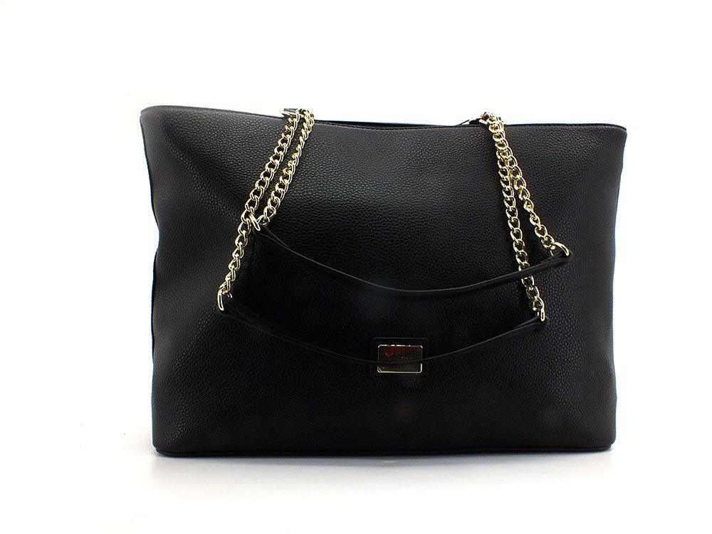LOVE MOSCHINO Borsa Tote Logo Nero JC4382PP0EKM0000 - Sandrini Calzature e Abbigliamento
