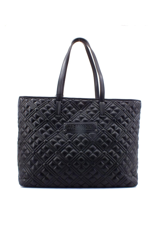 LOVE MOSCHINO Borsa Tote Nero Canna Di Fucile JC4166PP0HLA000A - Sandrini Calzature e Abbigliamento