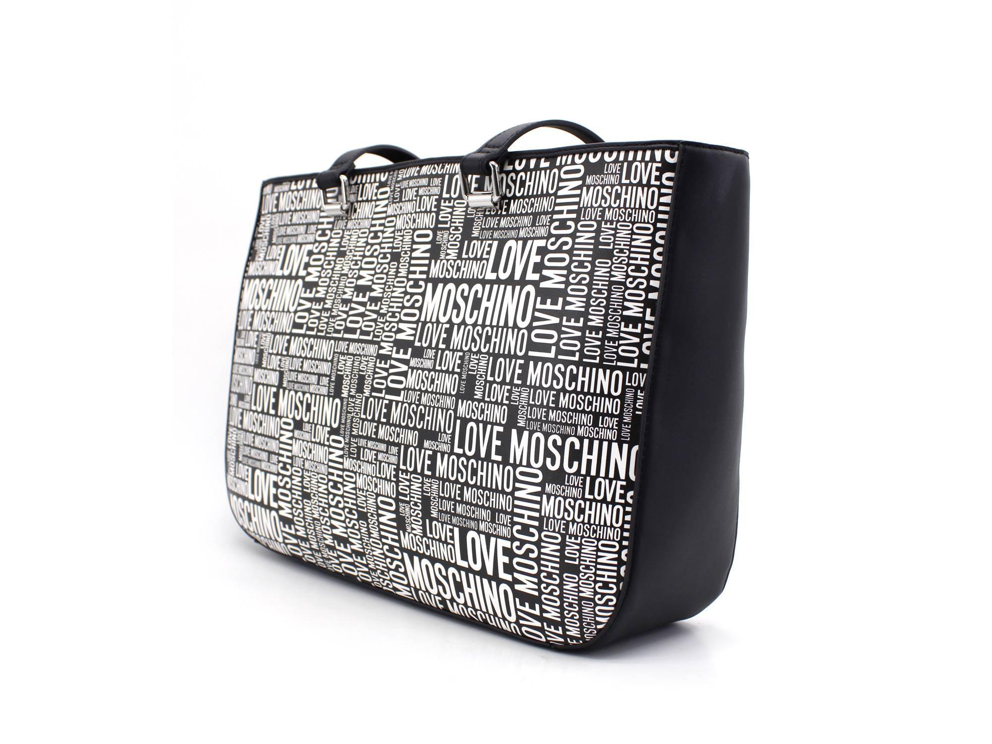 LOVE MOSCHINO Borsa Tote Scritte - Sandrini Calzature e Abbigliamento
