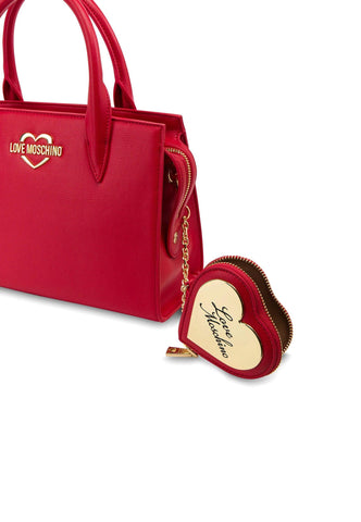 LOVE MOSCHINO Borsa Tote Small Rosso JC4080PP1HLD0500 - Sandrini Calzature e Abbigliamento