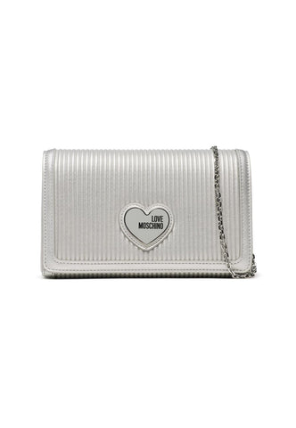 LOVE MOSCHINO Borsa Tracolla Argento JC4080PP1GLA1902 - Sandrini Calzature e Abbigliamento