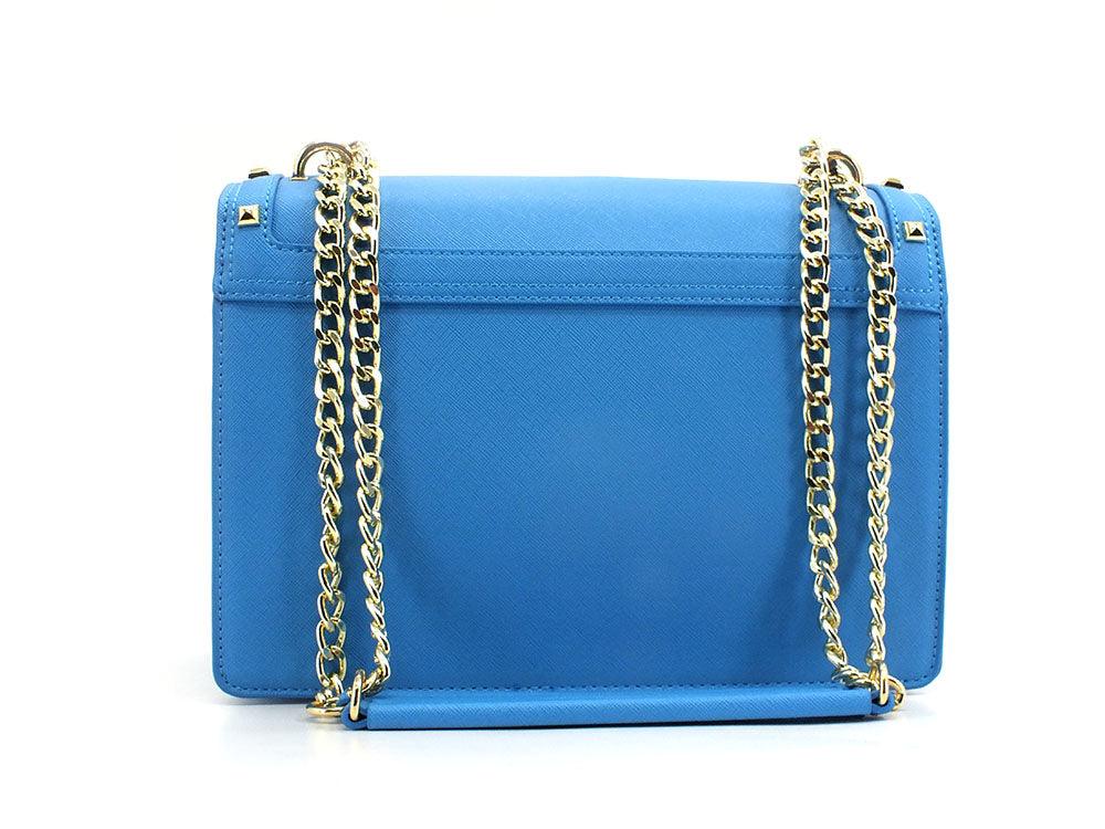 LOVE MOSCHINO Borsa Tracolla Borchie Cuore Blu Oceano JC4366PP0EKG0753 - Sandrini Calzature e Abbigliamento