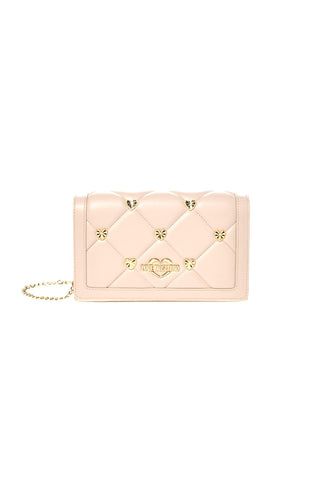 LOVE MOSCHINO Borsa Tracolla Borchie Cuori Avorio JC4138PP1GLZ0110 - Sandrini Calzature e Abbigliamento