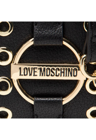 LOVE MOSCHINO Borsa Tracolla Borchie Eyelets Nero JC4344PP0FKD0000 - Sandrini Calzature e Abbigliamento