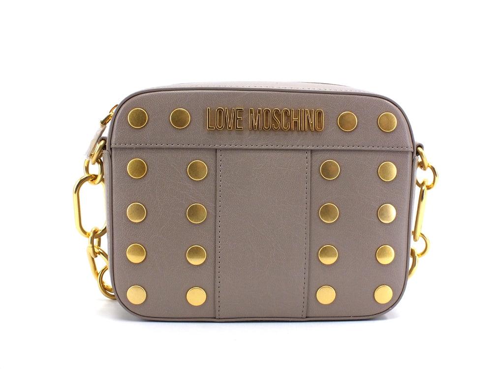 LOVE MOSCHINO Borsa Tracolla Borchie Grigio JC4223PP1DLM0001 - Sandrini Calzature e Abbigliamento
