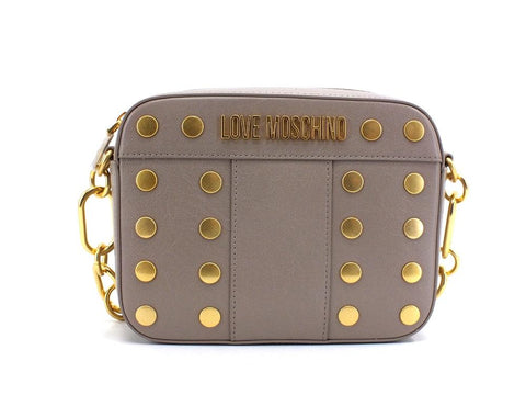LOVE MOSCHINO Borsa Tracolla Borchie Grigio JC4223PP1DLM0001 - Sandrini Calzature e Abbigliamento