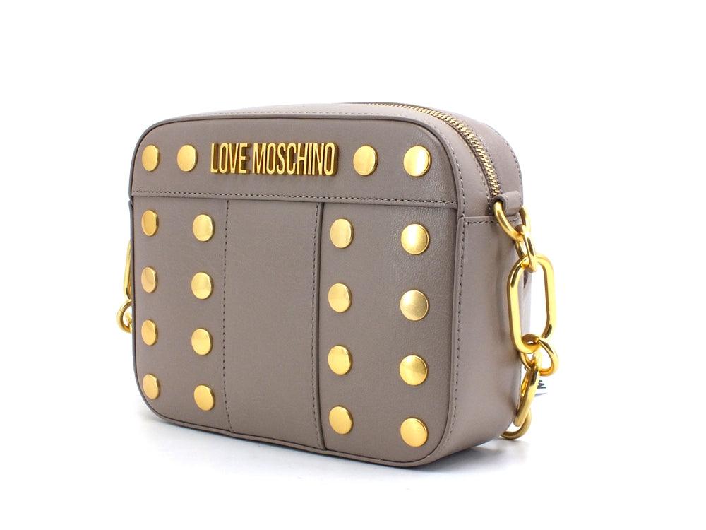 LOVE MOSCHINO Borsa Tracolla Borchie Grigio JC4223PP1DLM0001 - Sandrini Calzature e Abbigliamento