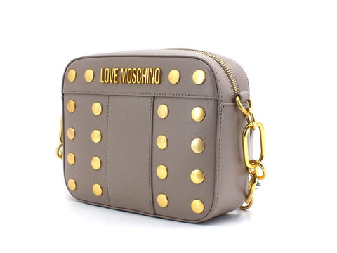 LOVE MOSCHINO Borsa Tracolla Borchie Grigio JC4223PP1DLM0001 - Sandrini Calzature e Abbigliamento