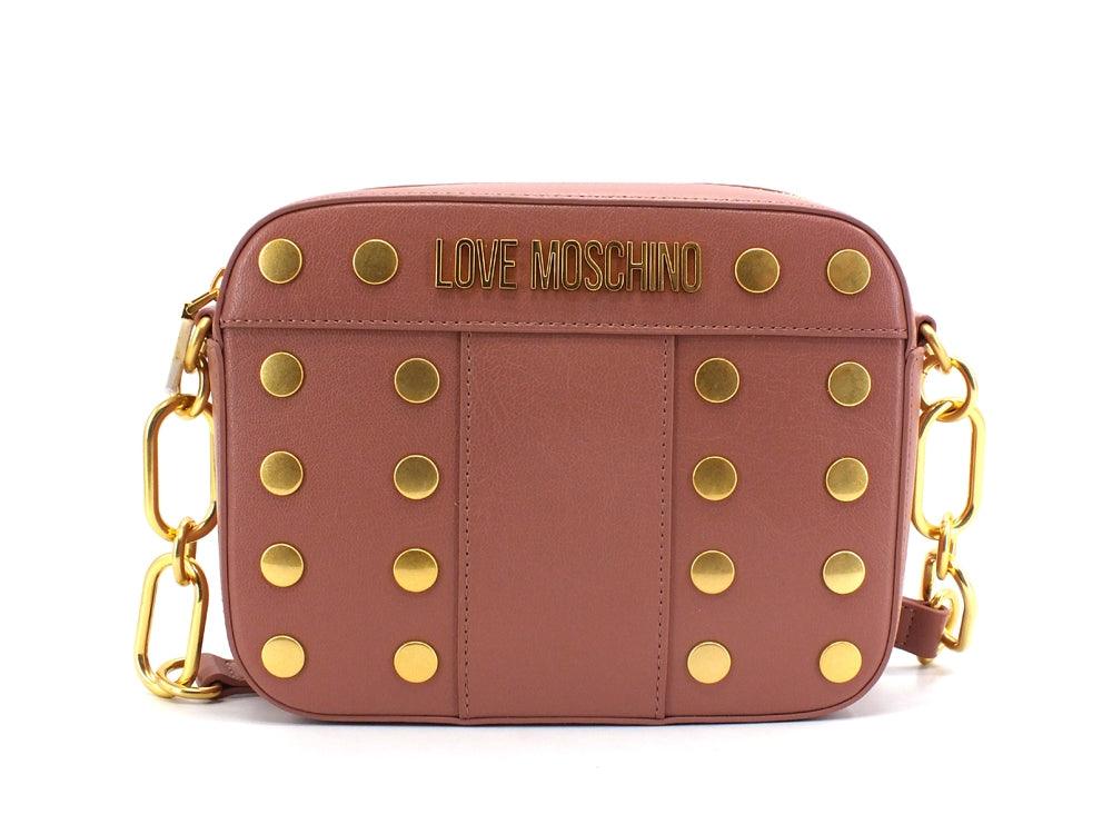 LOVE MOSCHINO Borsa Tracolla Borchie Rosa Antico JC4223PP1DLM0611 - Sandrini Calzature e Abbigliamento