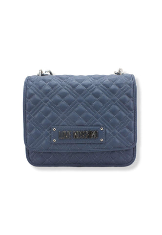LOVE MOSCHINO Borsa Tracolla Chunky Chain Blu Denim JC4024PP1FLA0707 - Sandrini Calzature e Abbigliamento