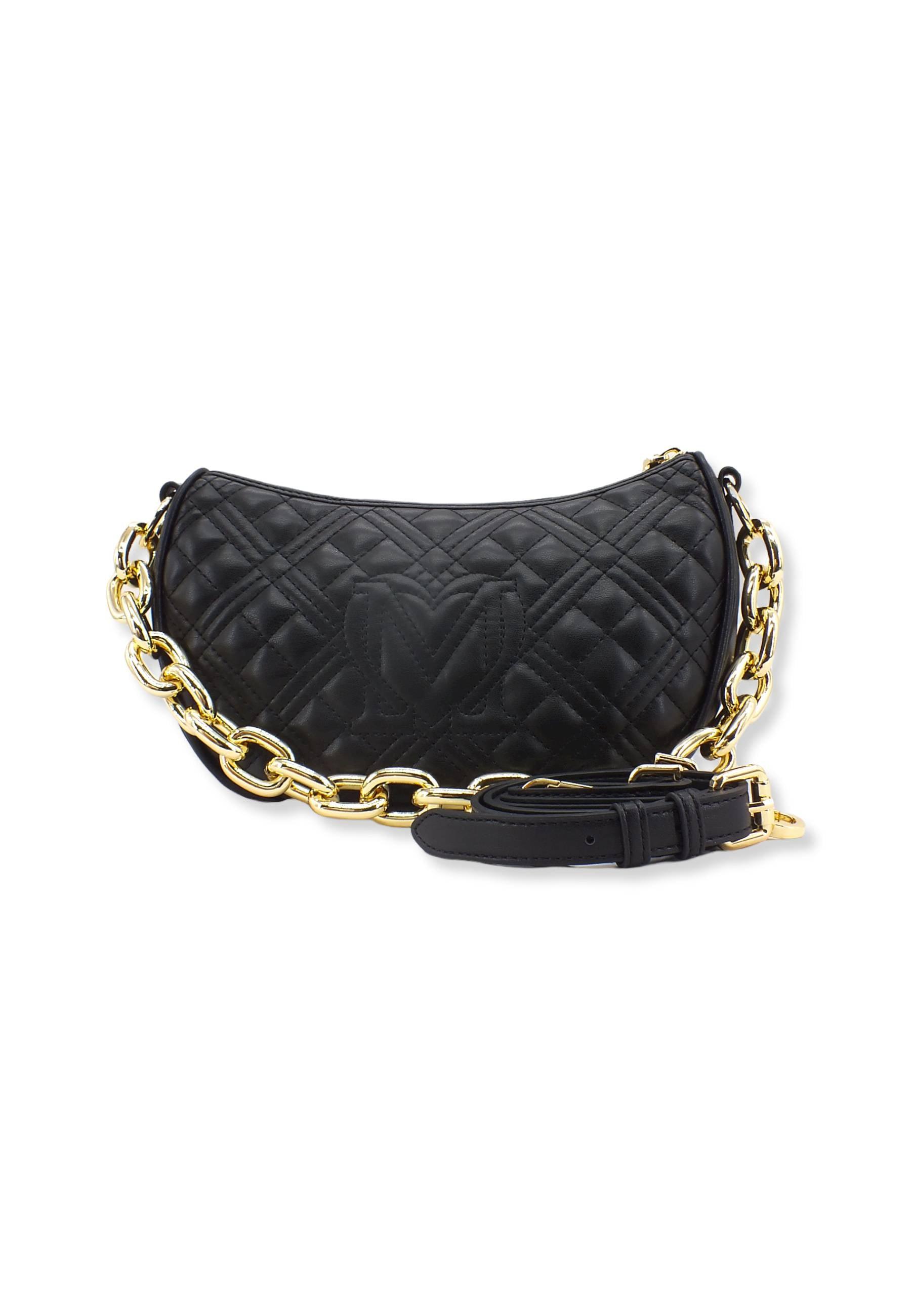 LOVE MOSCHINO Borsa Tracolla Chunky Chain Catena Nera JC4027PP1FLA0000 - Sandrini Calzature e Abbigliamento
