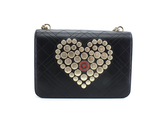 LOVE MOSCHINO Borsa Tracolla Clutch Cuore Nero JC4070PP1ELP0000 - Sandrini Calzature e Abbigliamento