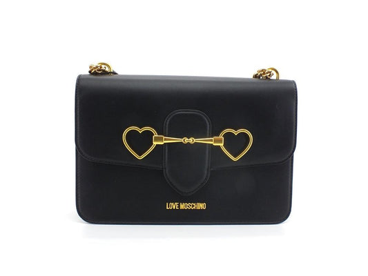 LOVE MOSCHINO Borsa Tracolla Clutch Cuori Nero JC4075PP1ELC0000 - Sandrini Calzature e Abbigliamento
