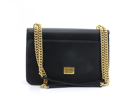 LOVE MOSCHINO Borsa Tracolla Clutch Cuori Nero JC4075PP1ELC0000 - Sandrini Calzature e Abbigliamento