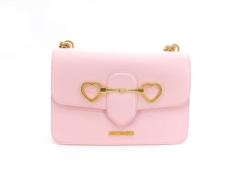 LOVE MOSCHINO Borsa Tracolla Clutch Cuori Rosa JC4075PP1ELC0600 - Sandrini Calzature e Abbigliamento
