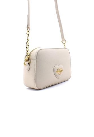 LOVE MOSCHINO Borsa Tracolla Crossbody Beige Avorio JC4266PP0HKL0110 - Sandrini Calzature e Abbigliamento