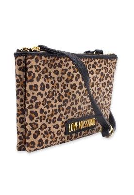 LOVE MOSCHINO Borsa Tracolla Crossbody Fantasia Leopard JC4373PP0FKM131A - Sandrini Calzature e Abbigliamento