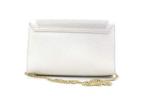 LOVE MOSCHINO Borsa Tracolla Crossbody Logo Bianco Avorio JC4268PP0EKL110A - Sandrini Calzature e Abbigliamento