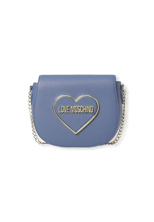 LOVE MOSCHINO Borsa Tracolla Crossbody Logo Cuore Blu DenimJC4145PP1FLR0707 - Sandrini Calzature e Abbigliamento