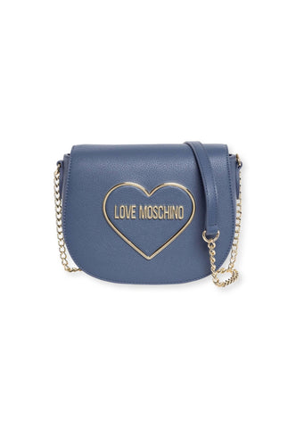 LOVE MOSCHINO Borsa Tracolla Crossbody Logo Cuore Blu DenimJC4145PP1FLR0707 - Sandrini Calzature e Abbigliamento