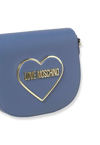 LOVE MOSCHINO Borsa Tracolla Crossbody Logo Cuore Blu DenimJC4145PP1FLR0707 - Sandrini Calzature e Abbigliamento