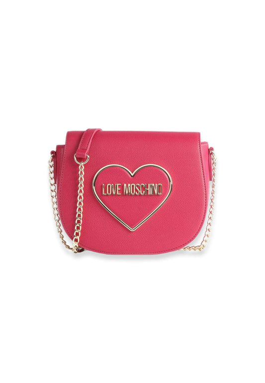 LOVE MOSCHINO Borsa Tracolla Crossbody Logo Cuore Rosa Fuxia JC4145PP1FLR0604 - Sandrini Calzature e Abbigliamento