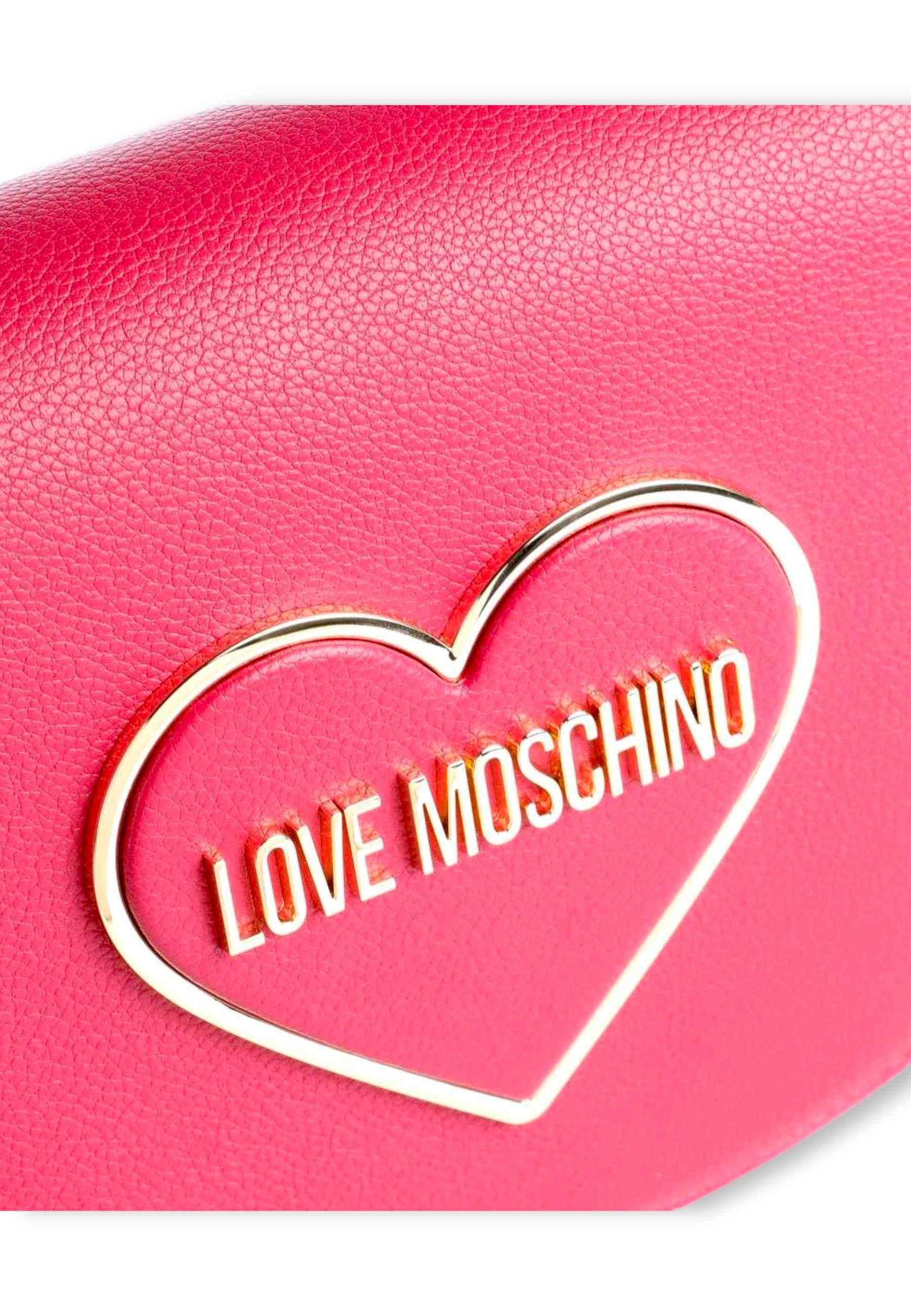 LOVE MOSCHINO Borsa Tracolla Crossbody Logo Cuore Rosa Fuxia JC4145PP1FLR0604 - Sandrini Calzature e Abbigliamento